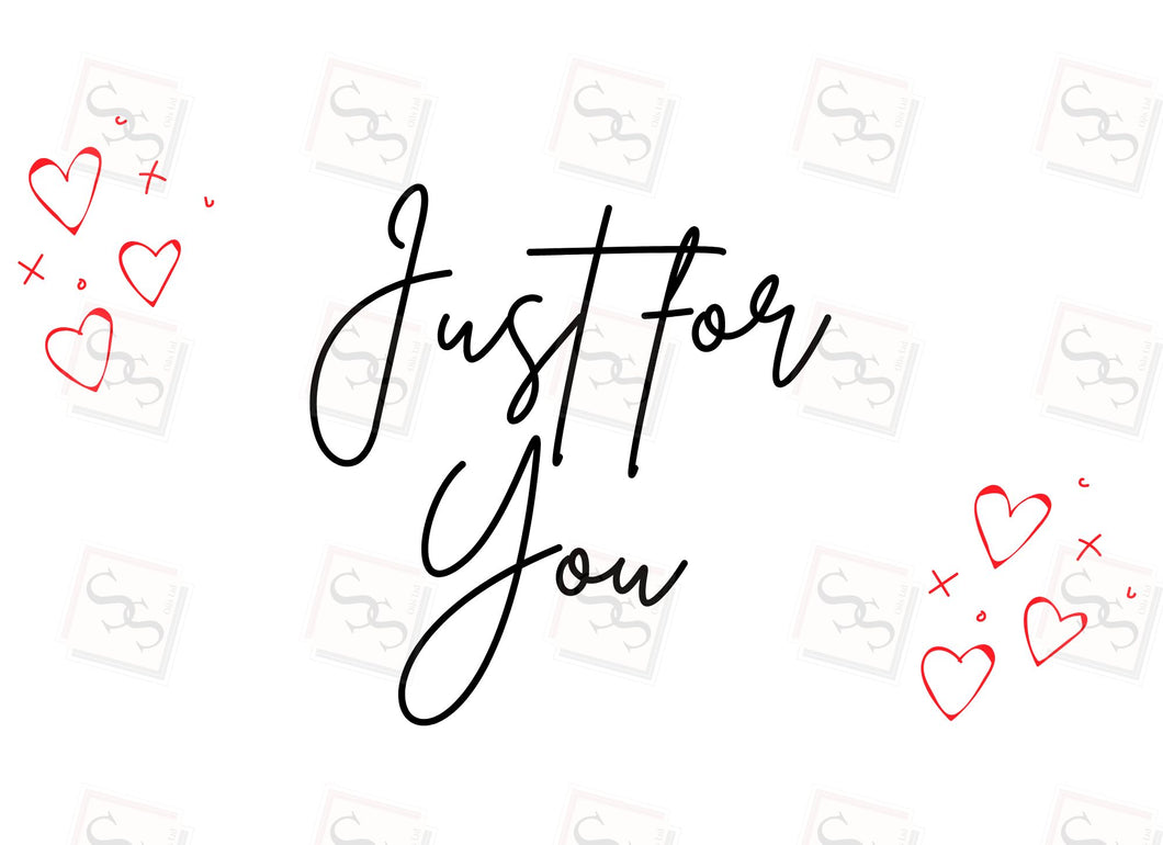 Just for You C5 Gift Box Png. File