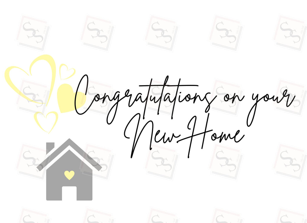 Congratulations on your New Home C5 Gift Box Png. File