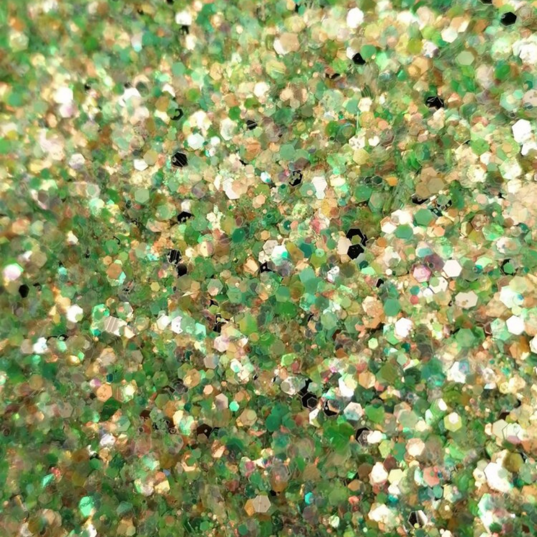 Peridot Green Diamonds Chunky Sparkle Glitter Mix