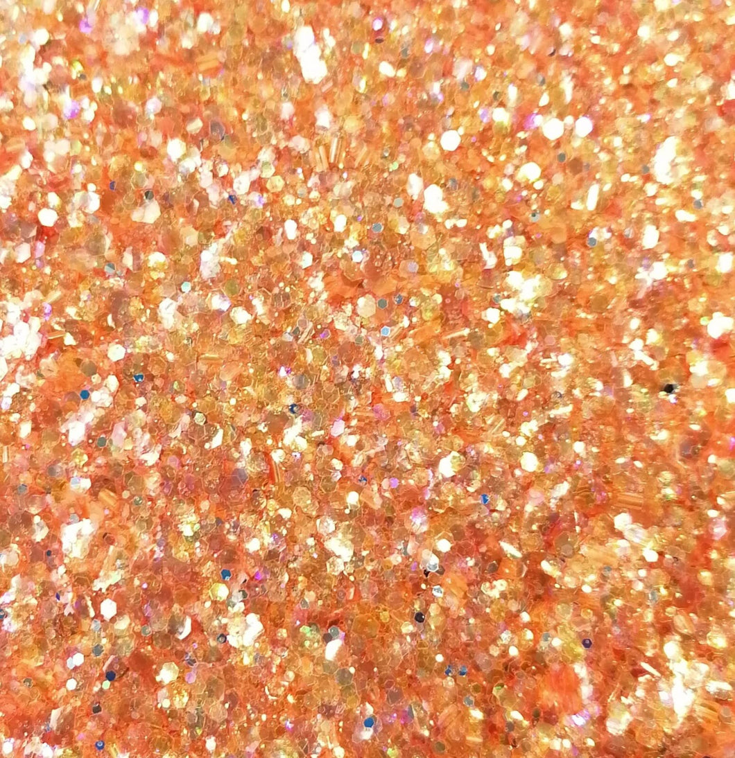 Orange Rainbow Diamonds Chunky Sparkle Glitter Mix